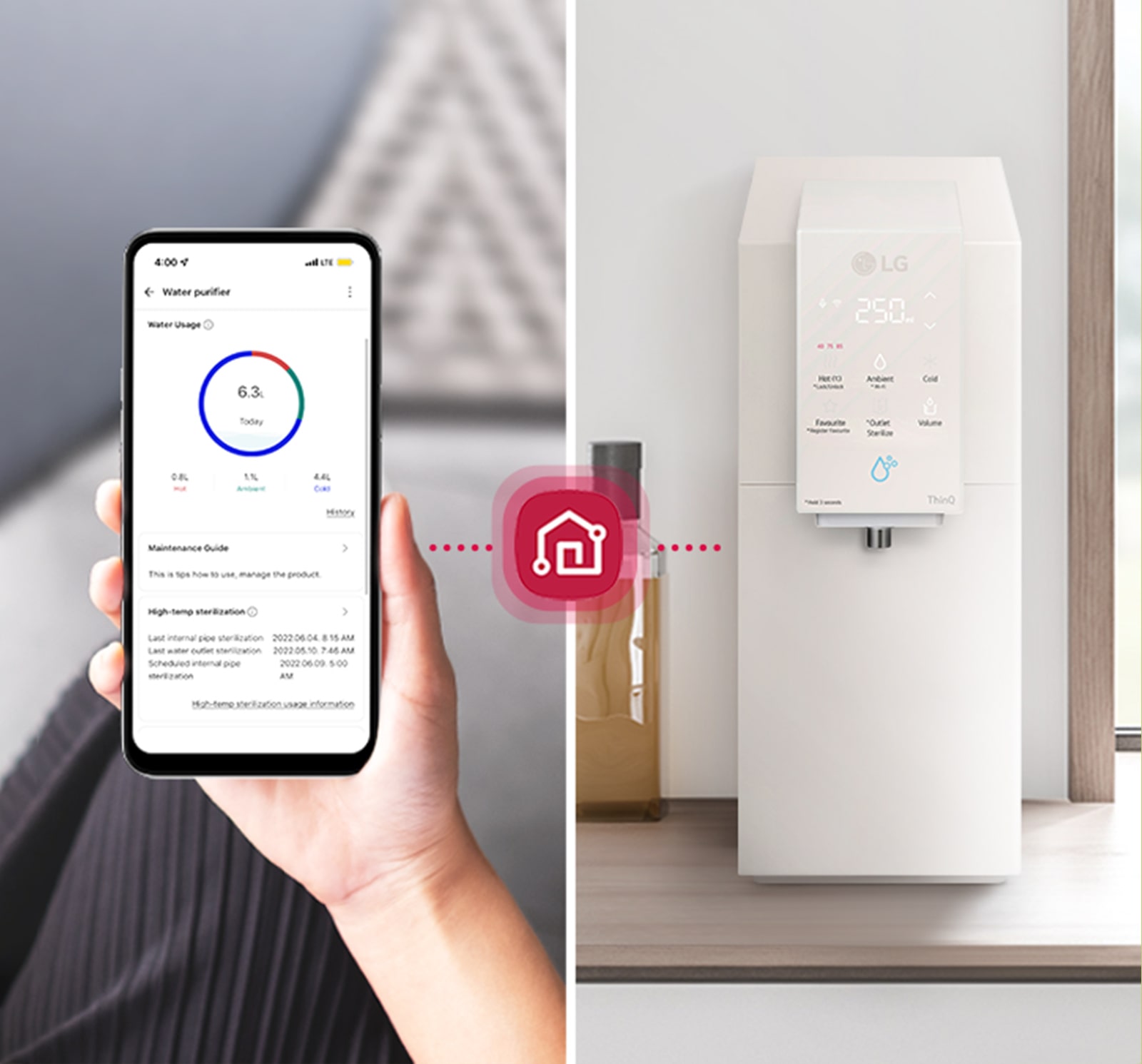 LG WD518AN product feature