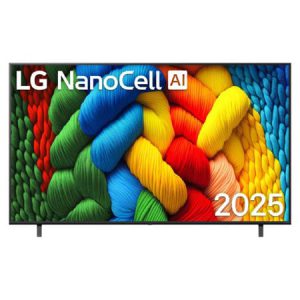 [Subscribe] 75 Inch LG Premium 4K UHD AI TV NANO83 with HDR10 (2025)