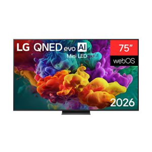 75 inci LG QNED evo AI Mini LED QNED87 4K TV Pintar 2026