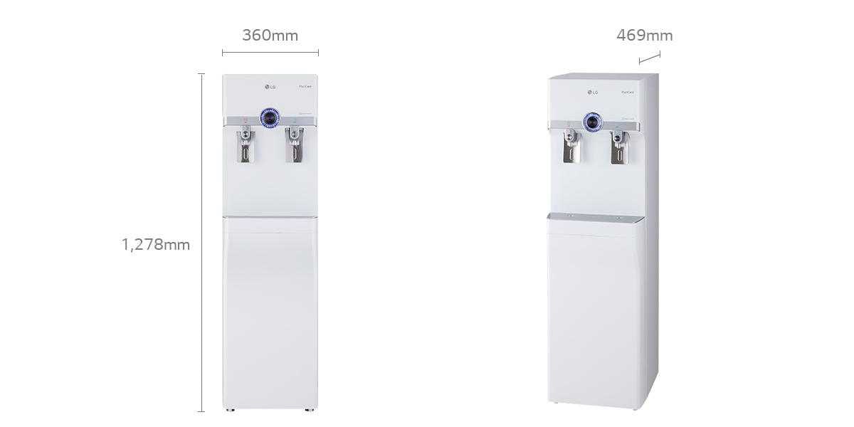 WS510SN: 360 mm × 1278 mm × 469 mm