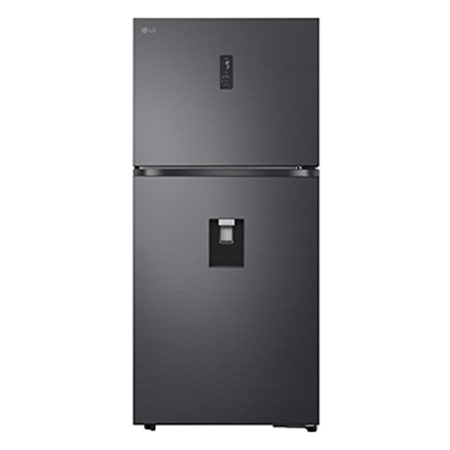 [Subscribe] 603L Top Freezer Fridge in Essence Matt Black with Water Dispenser