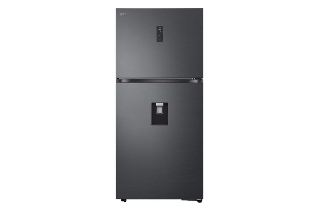 [Subscribe] 603L Top Freezer Fridge in Essence Matt Black with Water Dispenser